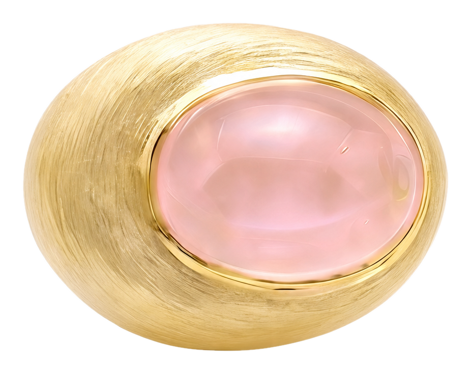 Oval rose quartz Motif